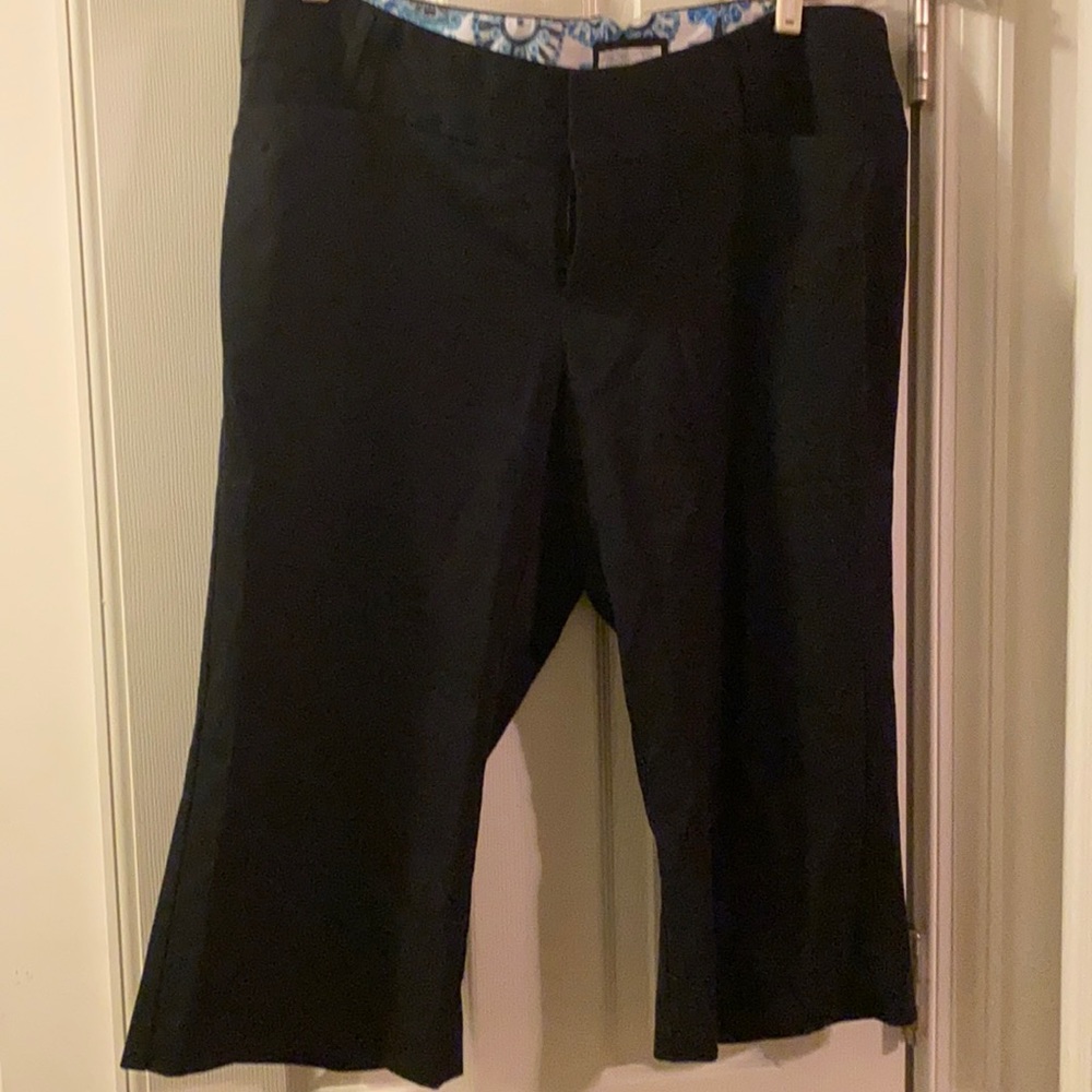 Black dress capris